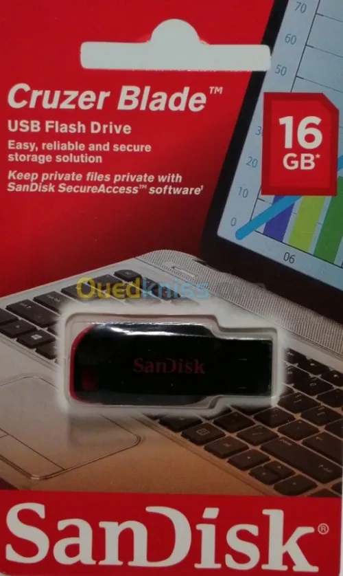 FLASH DISQUE SANDISK 16 GO  CRUZER BLADE 2.0