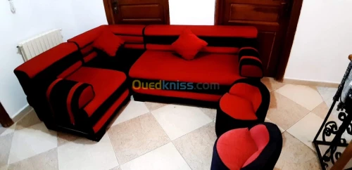 Salon capitonné 05 place et 2 tabouret