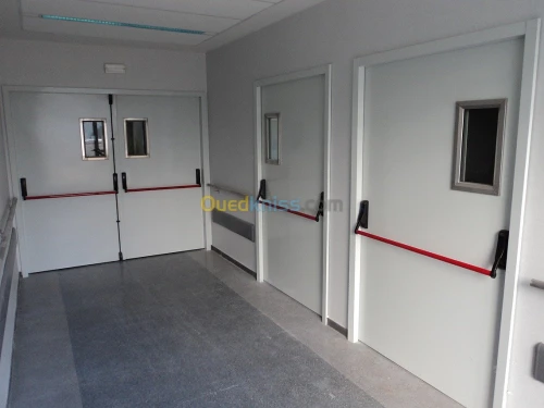 BARRE ANTI PANIQUE ( CISA / ISEO / TESA / NOVOFERM ) et PORTE ISSUE DE SECOURS PORTE COUPE FEU