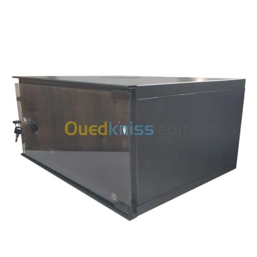 Armoire rack réseau 6U 520×400, murale