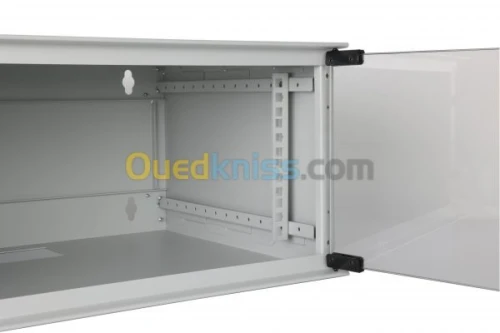 Armoire rack réseau 6U 520×400, murale