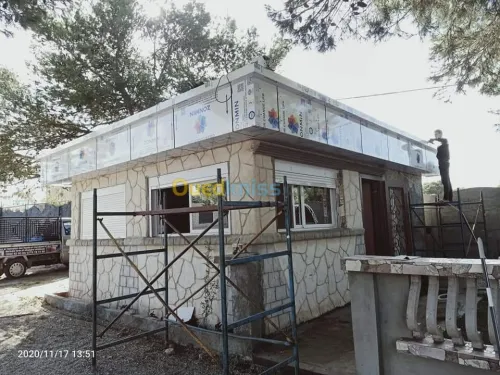 Réalisation des façade en ALUCO Bond &