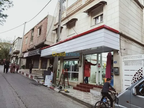 Réalisation des façade en ALUCO Bond &