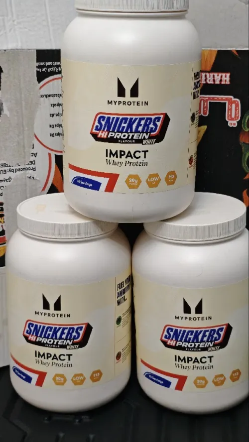 Impact whey Myprotein Ft Snickers