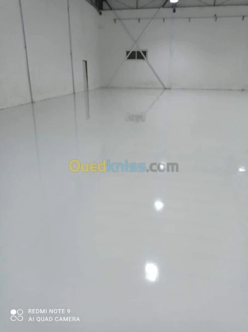 Ponçage et epoxy industeriel 