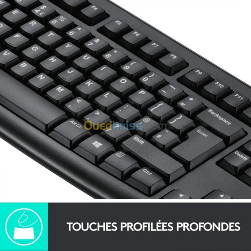 CLAVIER SOURIS SANS FIL LOGITECH MK270 ORIGINALE