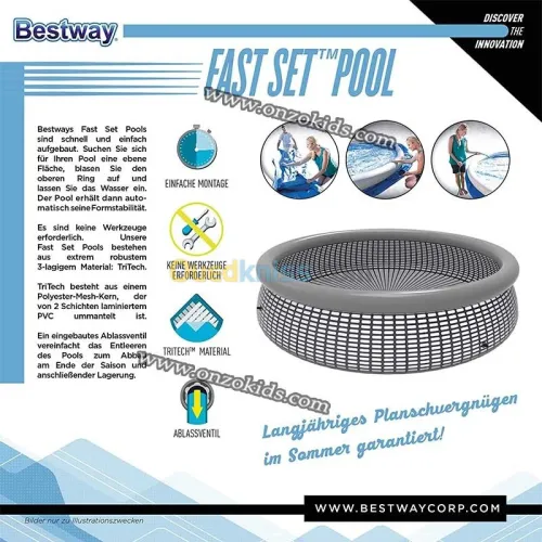 Piscine de jeux My First Fast pour enfants 152 x 38 cm | Bestway