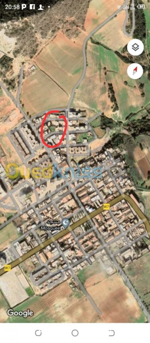 Vente Terrain Mostaganem Ain boudinar