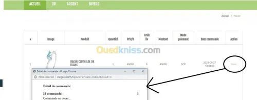 creation de site e-commerce(magasin en