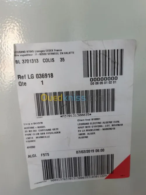 Armoire 500/400/200 legrand 