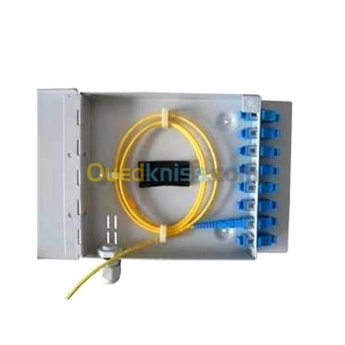 Boite optique mural 4-8 ports SC,metal
