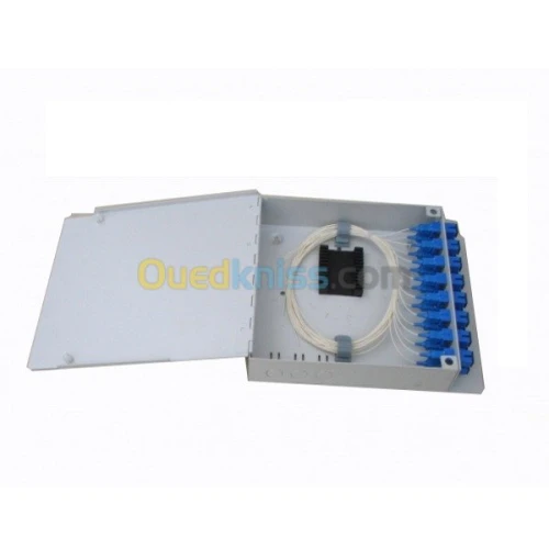 Boite optique mural 4-8 ports SC,metal
