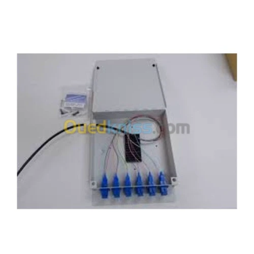 Boite optique mural 4-8 ports SC,metal