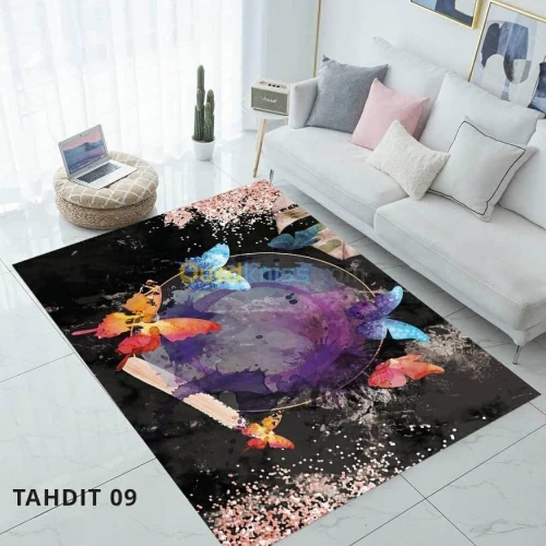 tapis de salon digital 3D