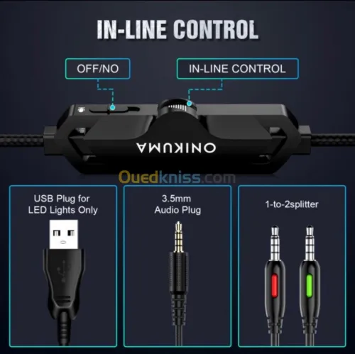 Casque gaming onikuma X11