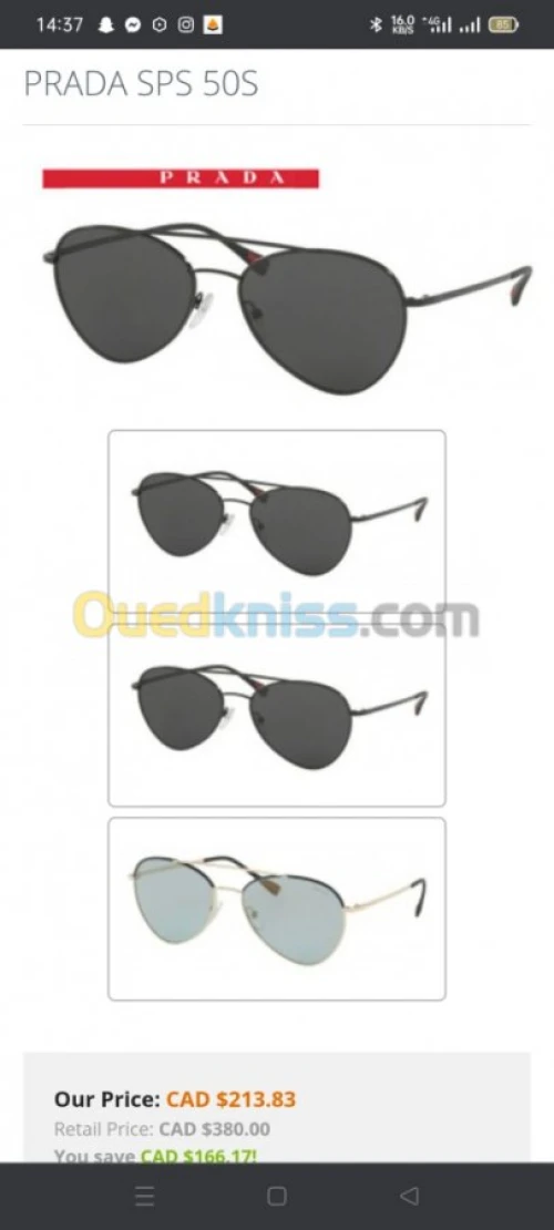 Lunettes Prada Originale