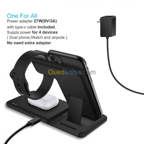 Chargeur 4 in 1 wireless 15W