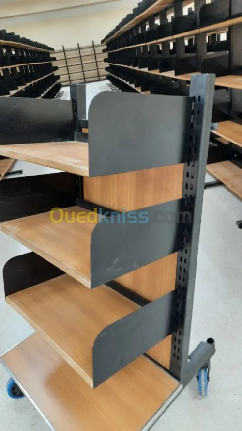 Rayonnage de bibliothèque et archivage