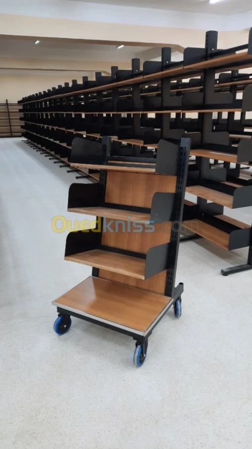 Rayonnage de bibliothèque et archivage