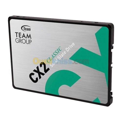 TEAMGROUP SSD CX2 256GB SATA 2.5" III 3D NAND - 3 YEAR WARANTY