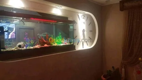 On fait la fabrication des aquariums