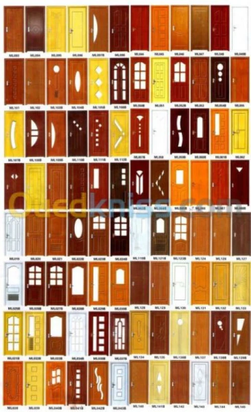 fabrication - porte MDF- HDF- PVC 