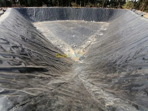 Pose et Soudure de Géomembrane