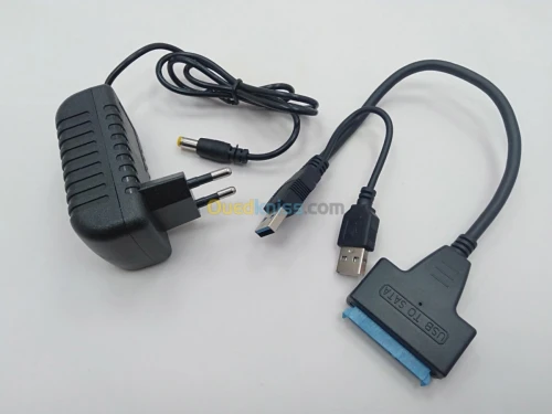 Cable Rack Externe Disque dur USB 2.0 / 3.0 +12 v