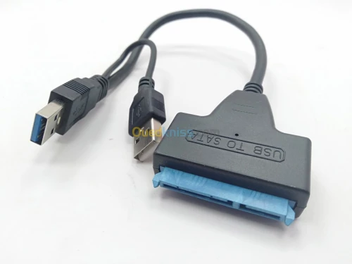 Cable Rack Externe Disque dur USB 2.0 / 3.0 +12 v
