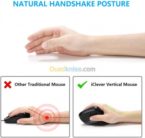 Souris verticale  ergonomique _ Gamer 