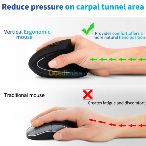Souris verticale  ergonomique _ Gamer 
