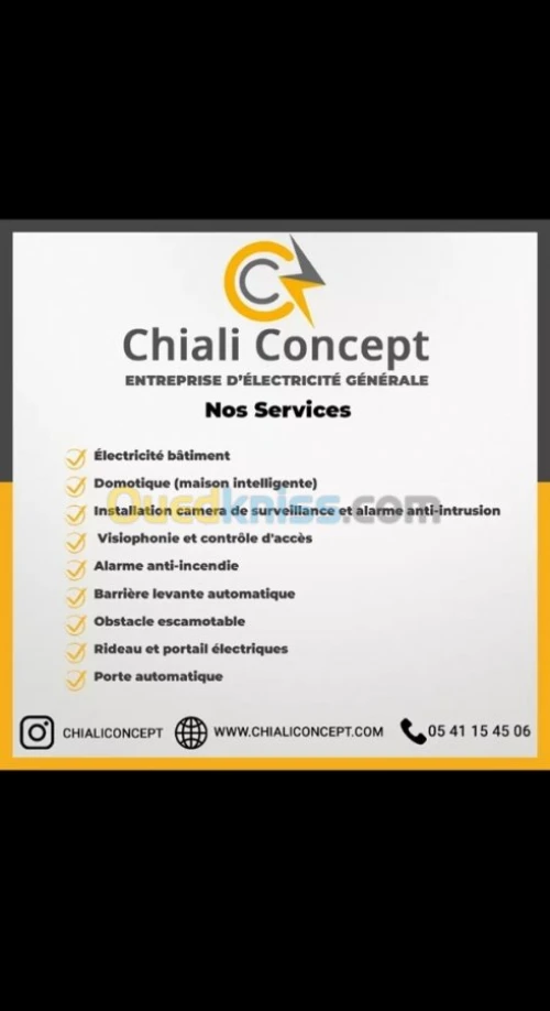 Électricité batiment 