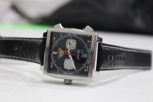 Montres homme TAG HEUER Monaco Noire 