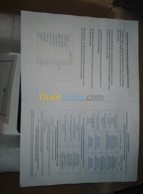 Hygiene, desinfection et desodorisatio