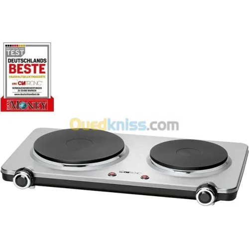 Plaque Chauffante Double En Inox Clatronic