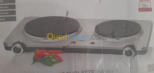 Plaque Chauffante Double En Inox Clatronic