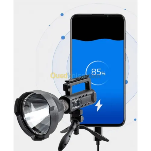 Lampe Torche Forte + Power Bank
