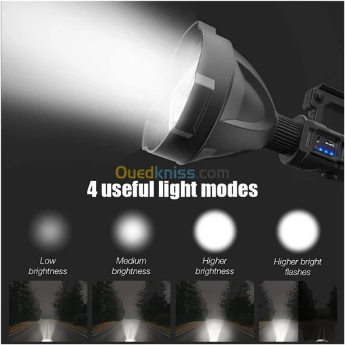 Lampe Torche Forte + Power Bank