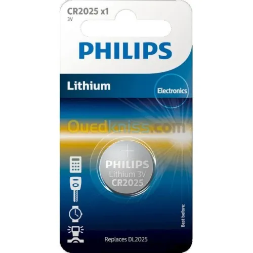 PILE PHILIPS CR LITHIUM 3V 12V