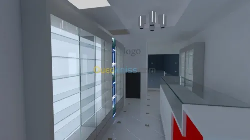 3D conception maquette تصميم مهندس