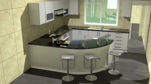 3D conception maquette تصميم مهندس