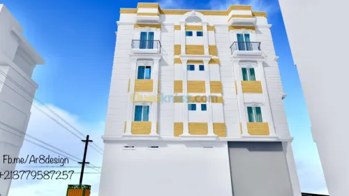 3D conception maquette تصميم مهندس