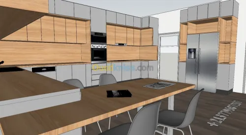 3D conception maquette تصميم مهندس