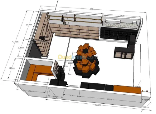 3D conception maquette تصميم مهندس