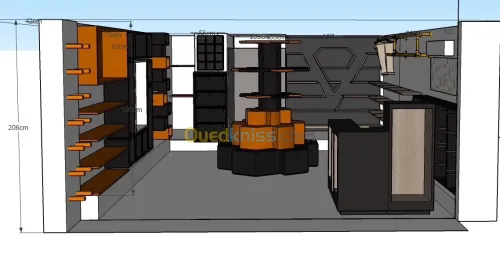 3D conception maquette تصميم مهندس