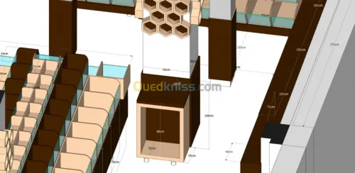 3D conception maquette تصميم مهندس