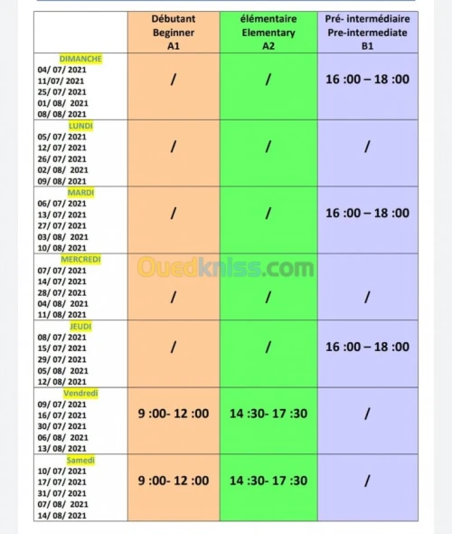 Study English in Birkhadem