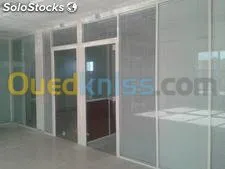 Travaux placoplatre et aluminium