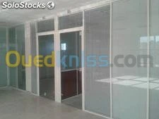 Travaux placoplatre et aluminium