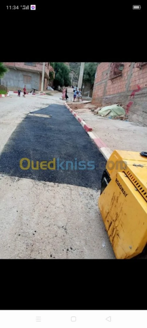 Travaux de bitume